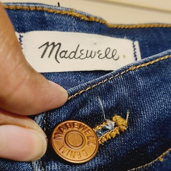 Madewell | Curvy High-Rise Skinny Jeans in Danny Wash (Size 36) - Picture 3 of 15